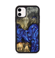 iPhone 11 Wood Phone Case - Rosalyn (Blue, 820410)