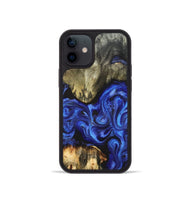 iPhone 12 mini Wood Phone Case - Rosalyn (Blue, 820410)