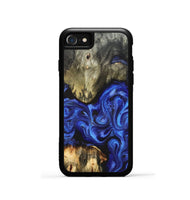 iPhone SE Wood Phone Case - Rosalyn (Blue, 820410)