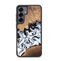 Galaxy S25 Plus Wood Phone Case - Anya (Black & White, 820505)