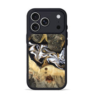 iPhone 17 Pro Wood Phone Case - Vanesa (Black & White, 820508)