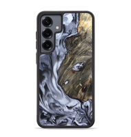 Galaxy S25 Plus Wood Phone Case - Taurean (Black & White, 820509)