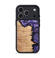 iPhone 17 Pro Wood Phone Case - Abagail (Purple, 820558)