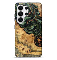 Galaxy S26 Ultra Wood Live Edge Phone Case - Hellen (Green, 820740)