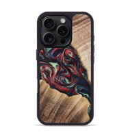 iPhone 16 Pro Wood Phone Case - Maximo (Red, 820767)