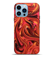 iPhone 14 Pro Max ResinArt Live Edge Phone Case - Briana (Red, 820826)