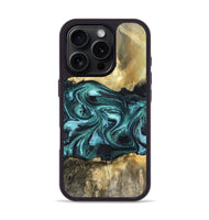 iPhone 16 Pro Wood Phone Case - Carmen (Green, 820848)