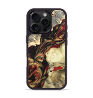 iPhone 16 Pro Wood Phone Case - Clayton (Red, 820855)