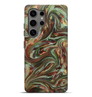 Galaxy S25 Ultra ResinArt Live Edge Phone Case - Lisha (Green, 820885)