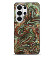 Galaxy S26 Ultra ResinArt Live Edge Phone Case - Lisha (Green, 820885)