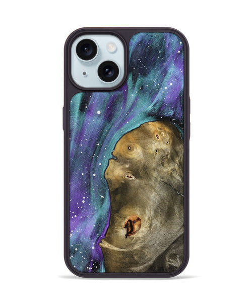 iPhone 15 Wood Phone Case - Nataly (Cosmos, 821865)