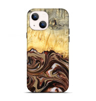 iPhone 13 Wood Live Edge Phone Case - Kaliyah (Red, 822956)