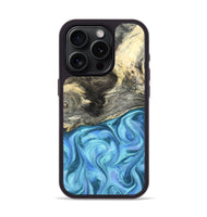 iPhone 15 Pro Wood Phone Case - Dick (Blue, 824237)