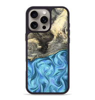 iPhone 16 Pro Max Wood Phone Case - Dick (Blue, 824237)