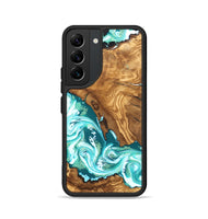 Galaxy S22 Wood Phone Case - Alitzel (Ancient Olive, 826484)