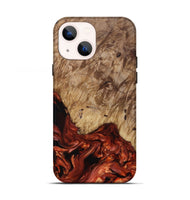 iPhone 13 Wood Live Edge Phone Case - Haskell (Red, 831604)