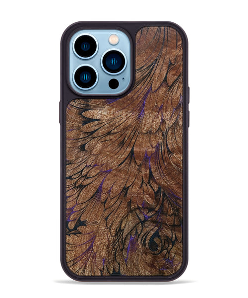 iPhone 14 Pro Max Wood+Resin Phone Case - Christy (Harvest, 668004)