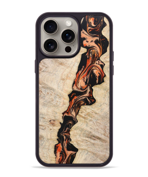 iPhone 15 Pro Max Wood+Resin Phone Case - Layla (Harvest, 668033)