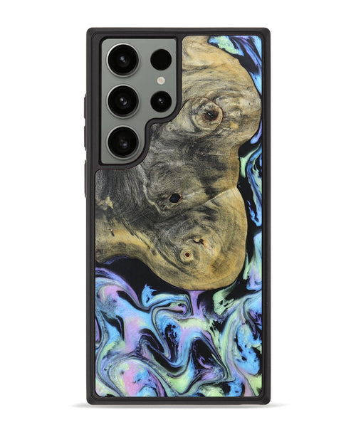 Galaxy S23 Ultra Wood+Resin Phone Case - Luka (Aurora, 673630)