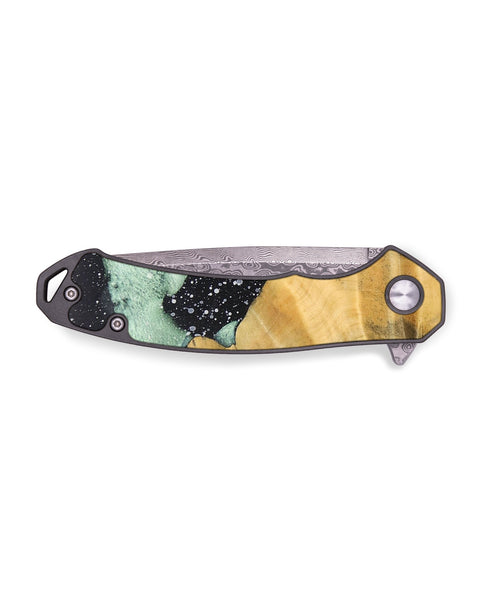 EDC Wood+Resin Pocket Knife - Pamela (Orbit, 694255)