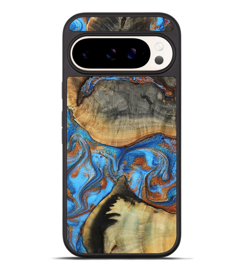 Pixel 9 Pro XL - Teal Gold - Phone Case