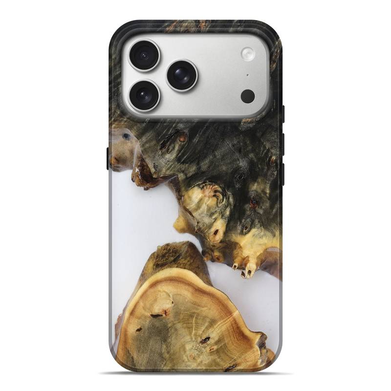 iPhone 17 Pro Max Wood Live Edge Phone Case - Renae (Clear, 816570)