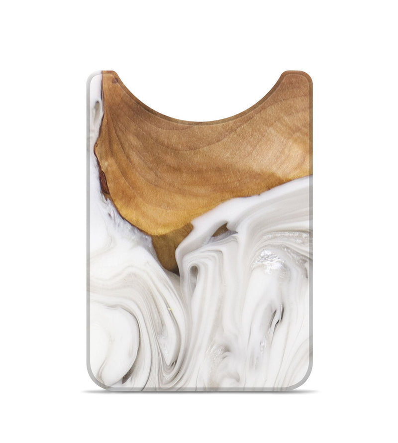 Live Edge Wood+Resin Wallet - Allen (Black & White, 695891)