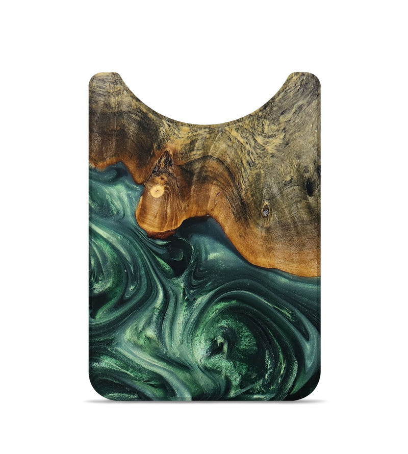Live Edge Wood+Resin Wallet - Porter (Green, 696134)