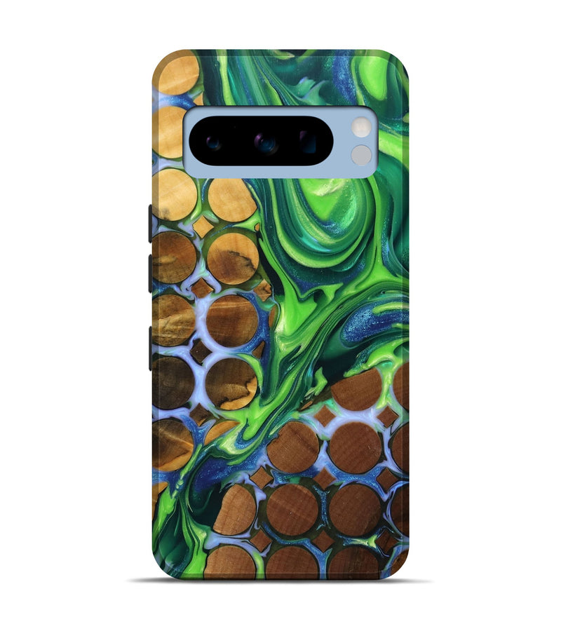 Pixel 8 Pro Wood+Resin Live Edge Phone Case - Luca (Pattern, 696180)