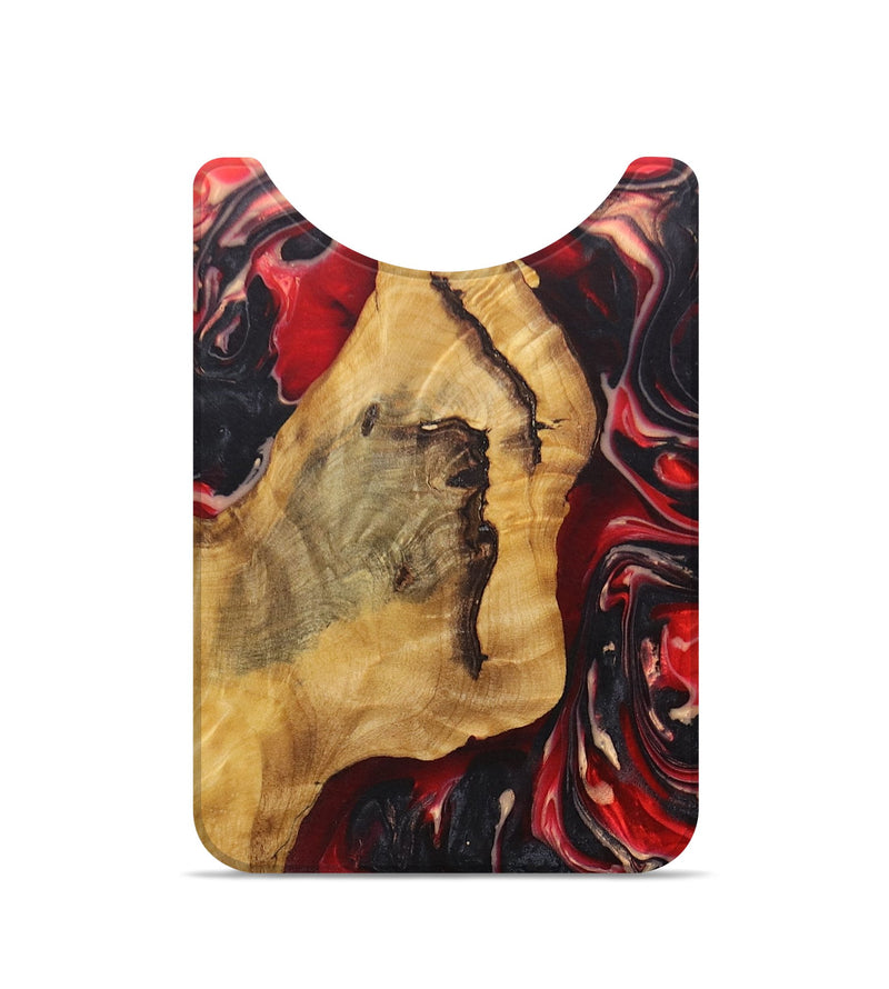 Live Edge Wood+Resin Wallet - Tyrese (Red, 696284)