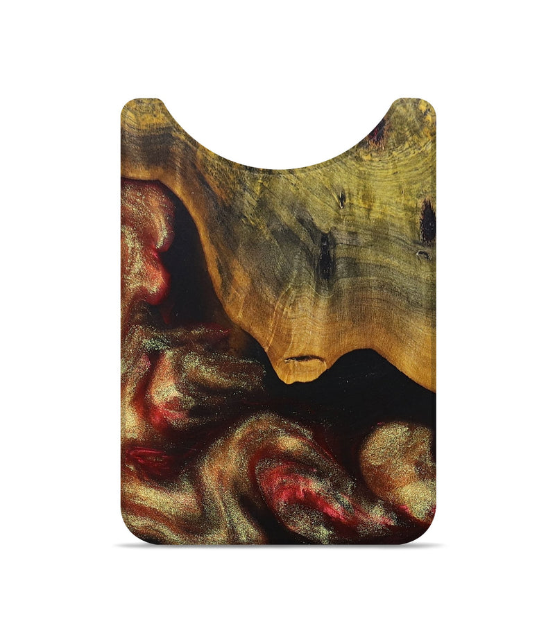Live Edge Wood+Resin Wallet - Destinee (Red, 696287)