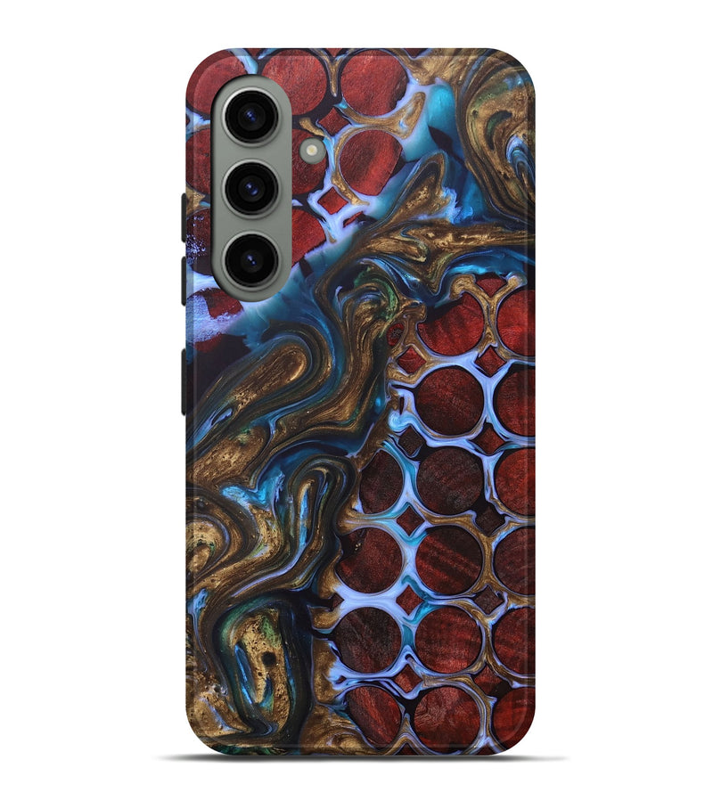 Galaxy S24 Plus Wood+Resin Live Edge Phone Case - Tori (Pattern, 696313)