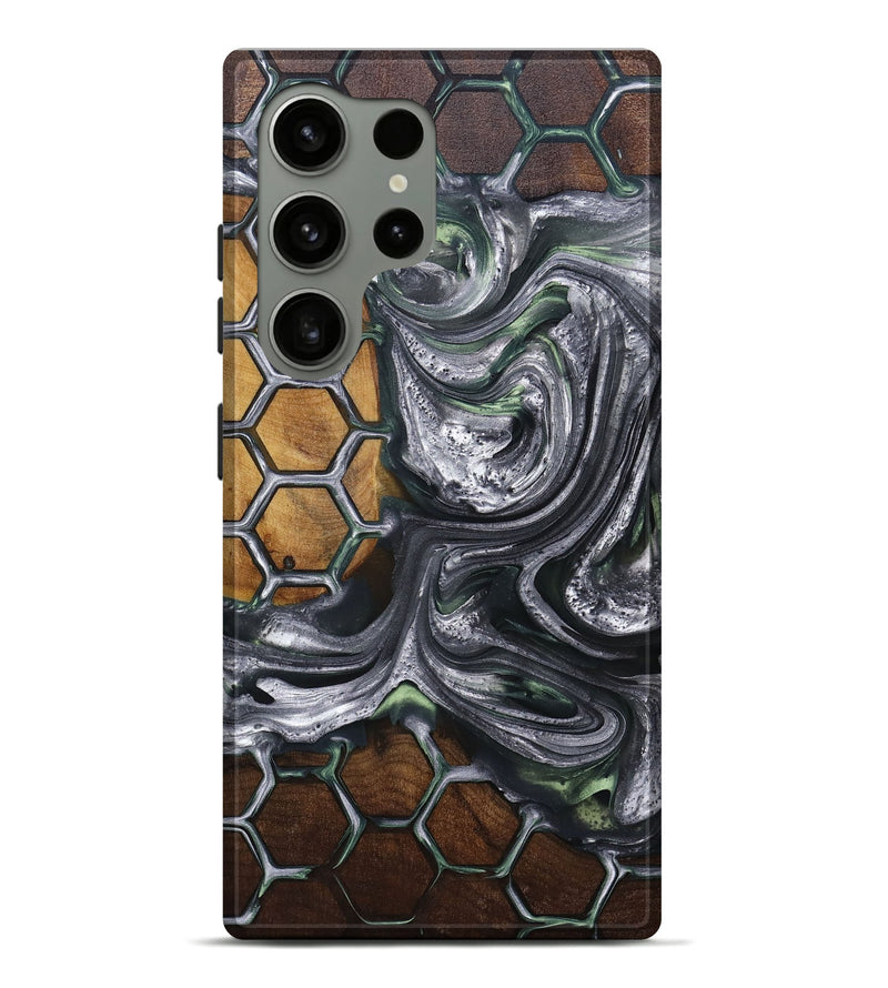 Galaxy S24 Ultra Wood+Resin Live Edge Phone Case - Robert (Pattern, 696323)