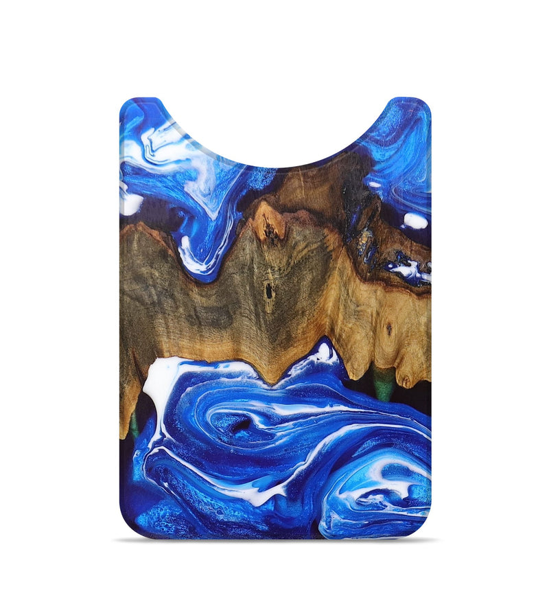 Live Edge Wood+Resin Wallet - Emerson (Blue, 696350)