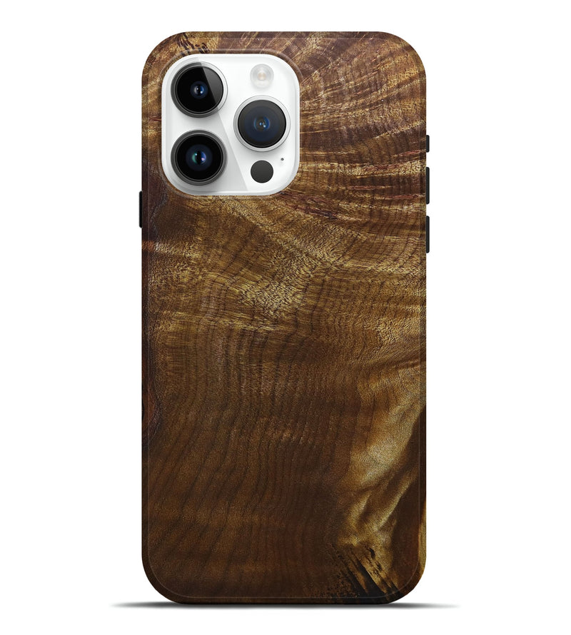 iPhone 15 Pro Max Wood+Resin Live Edge Phone Case - Nelson (Wood Burl, 696566)