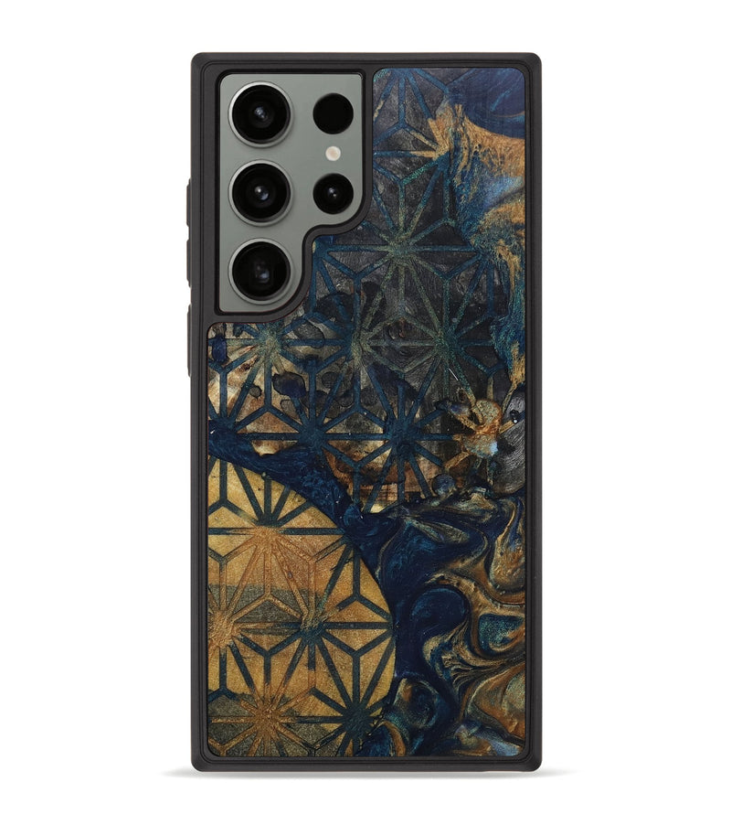Galaxy S23 Ultra Wood+Resin Phone Case - Clark (Pattern, 696588)