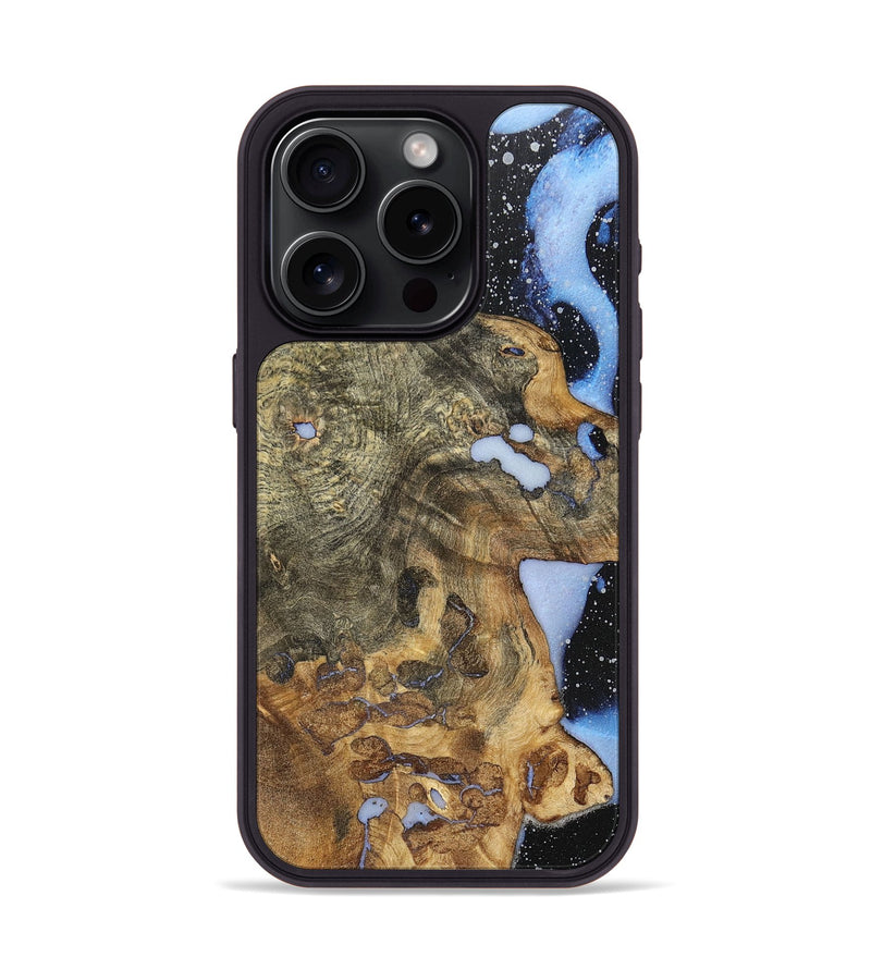 iPhone 15 Pro Wood+Resin Phone Case - Sean (Cosmos, 696695)