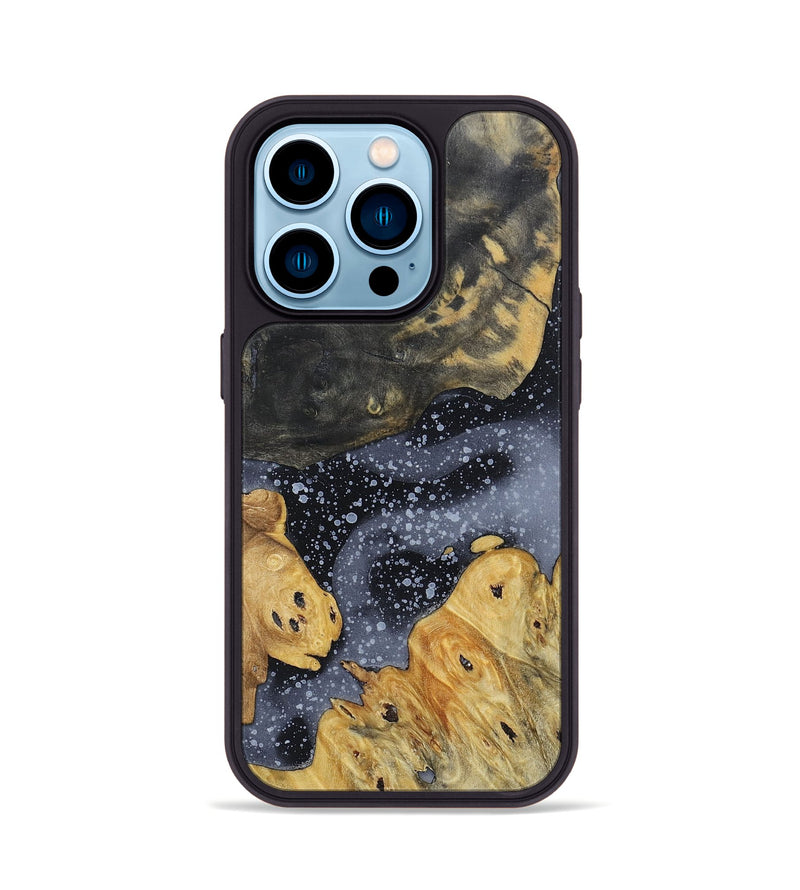 iPhone 14 Pro Wood+Resin Phone Case - Kenya (Cosmos, 696702)