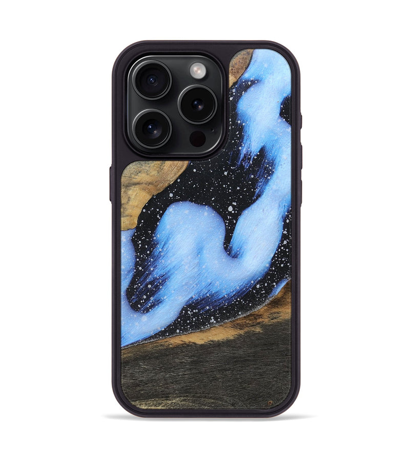 iPhone 15 Pro Wood+Resin Phone Case - Clay (Cosmos, 696704)