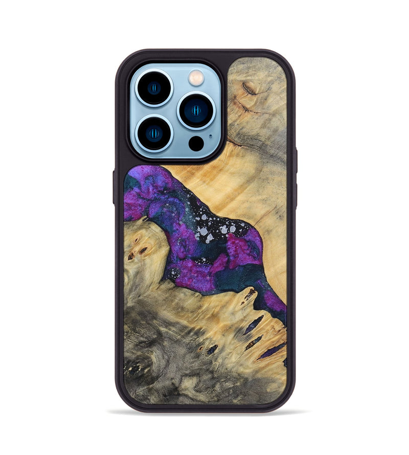 iPhone 14 Pro Wood+Resin Phone Case - Holden (Cosmos, 696705)