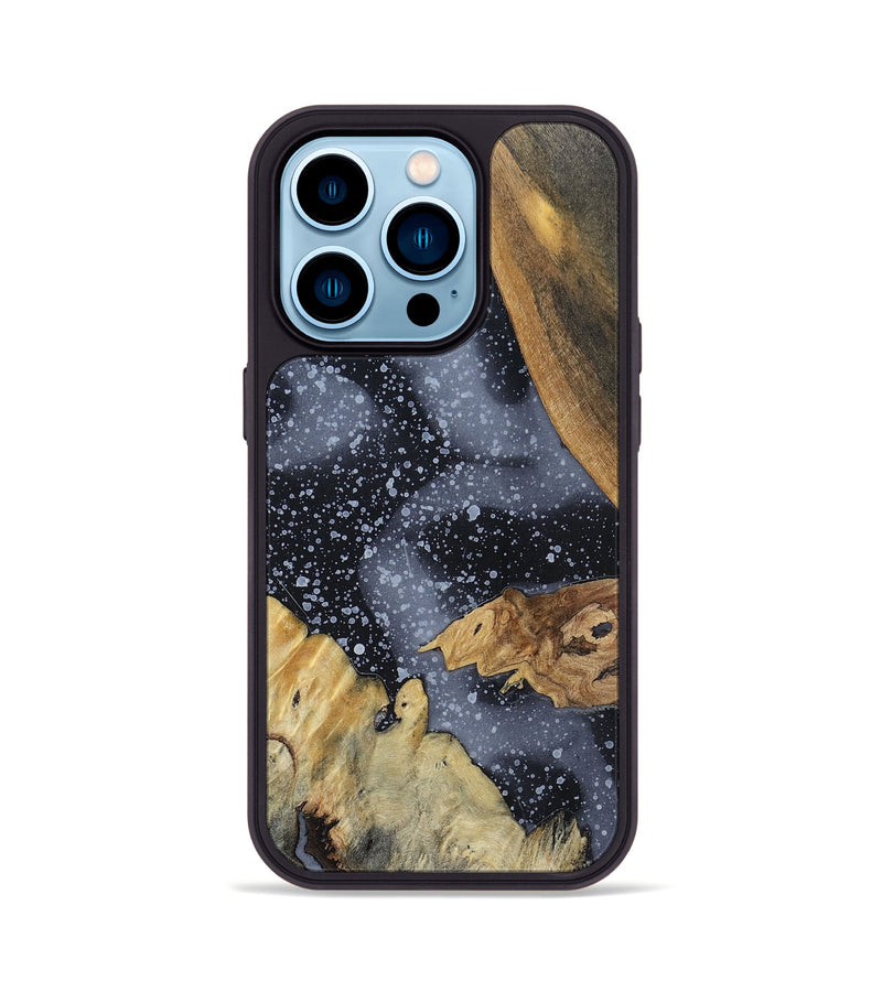 iPhone 14 Pro Wood+Resin Phone Case - Allen (Cosmos, 696710)