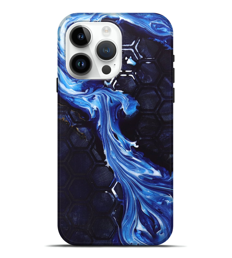 iPhone 15 Pro Max Wood+Resin Live Edge Phone Case - Shelley (Pattern, 696782)