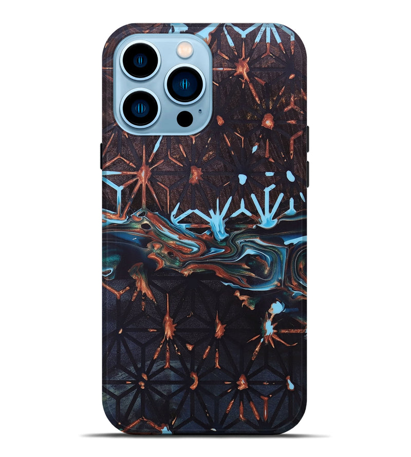 iPhone 14 Pro Max Wood+Resin Live Edge Phone Case - Blair (Pattern, 696786)
