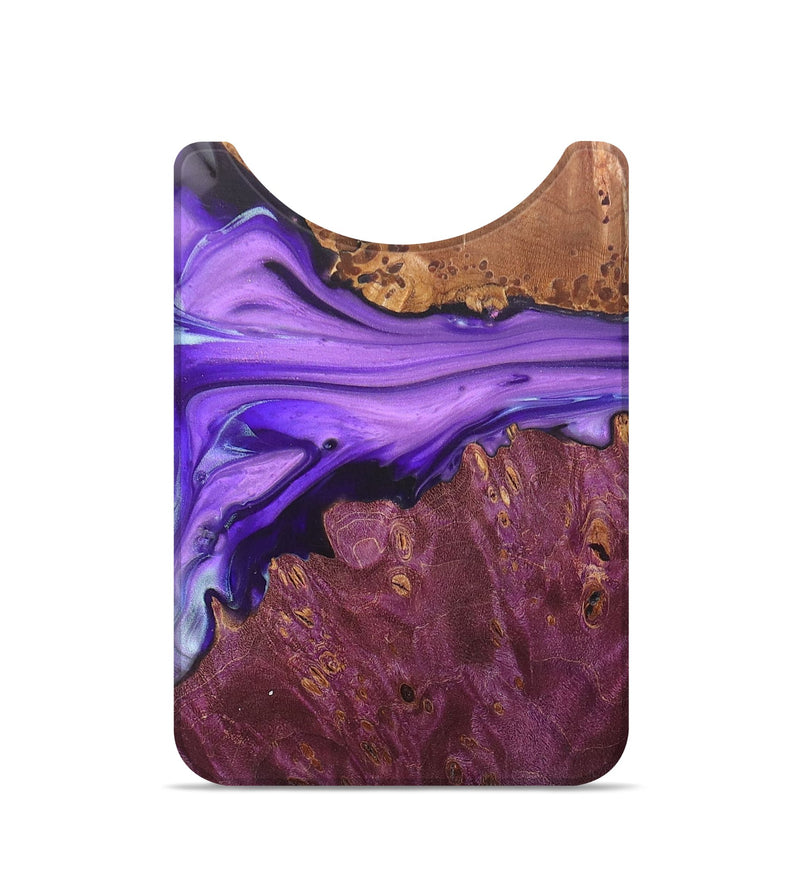 Live Edge Wood+Resin Wallet - Brooks (Purple, 696817)