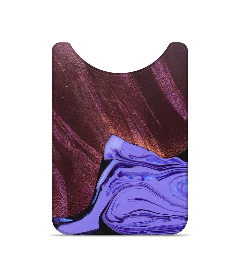 Live Edge Wood+Resin Wallet - Wendi (Purple, 696819)