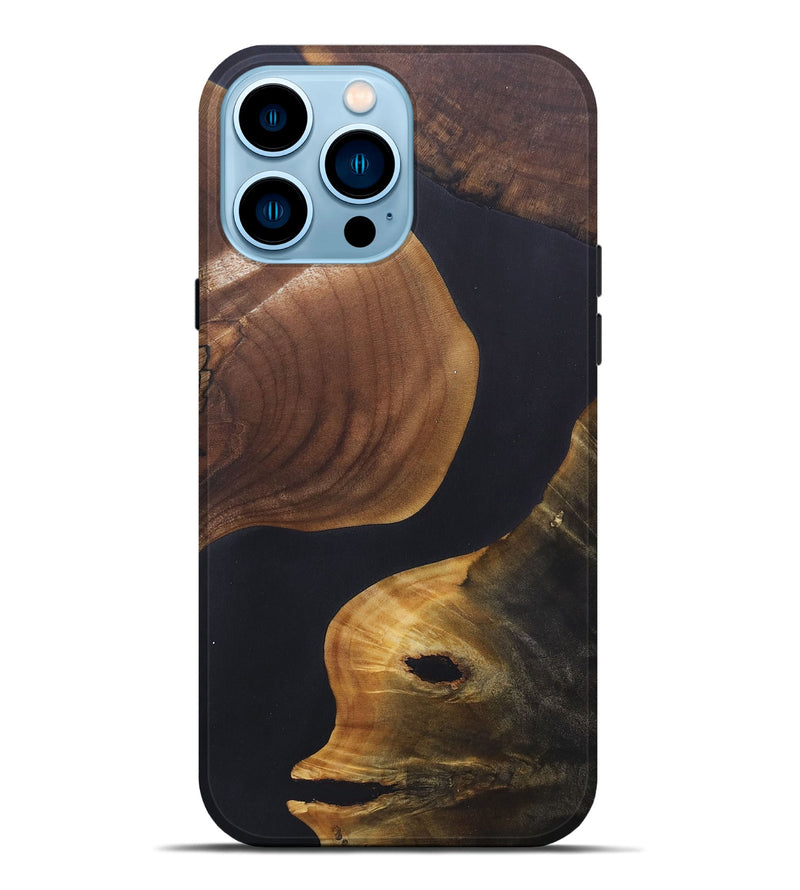 iPhone 14 Pro Max Wood+Resin Live Edge Phone Case - Nellie (Mosaic, 696832)