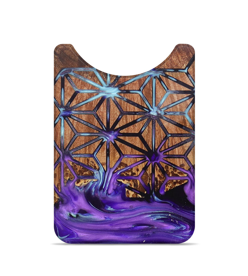 Live Edge Wood+Resin Wallet - Vera (Pattern, 696833)