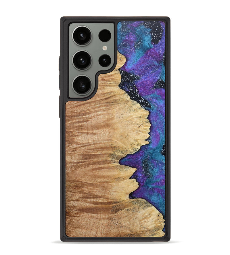 Galaxy S23 Ultra Wood+Resin Phone Case - Delbert (Cosmos, 696980)