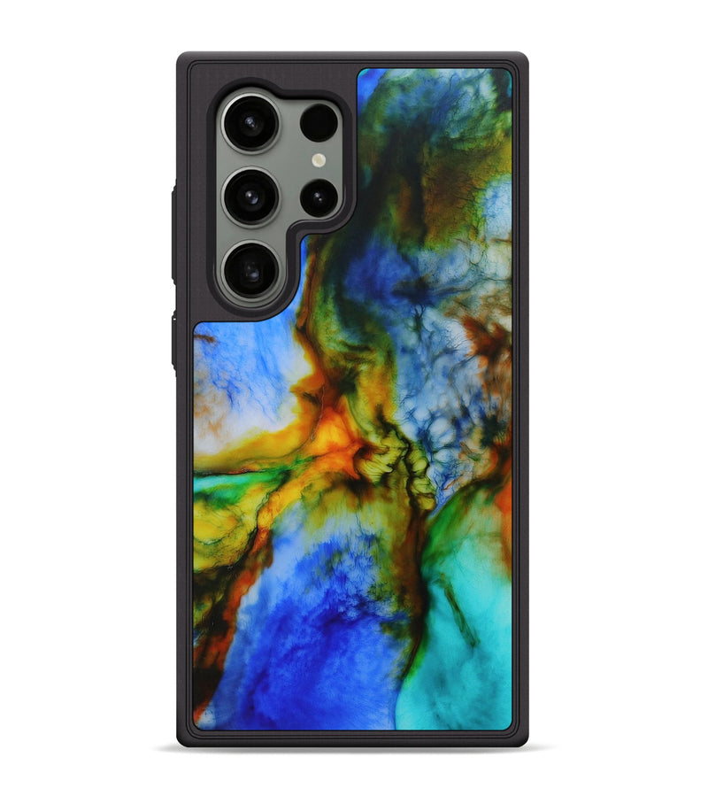 Galaxy S24 Ultra Wood+Resin Phone Case - Grant (Watercolor, 697044)