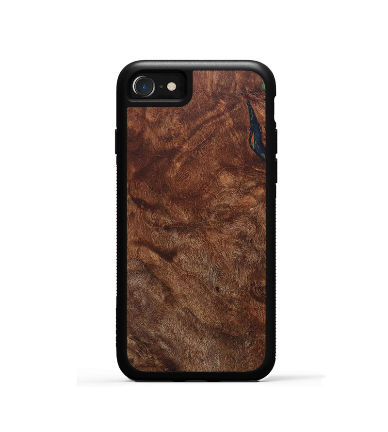 iPhone SE Wood+Resin Phone Case - Legend (Wood Burl, 697094)